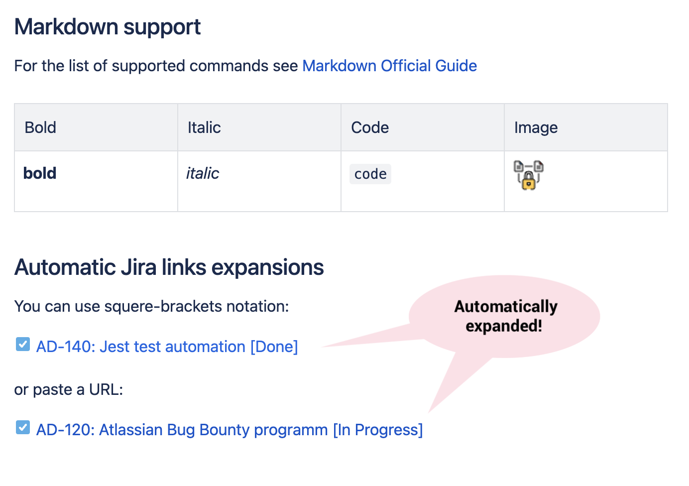 Generated Confluence page example